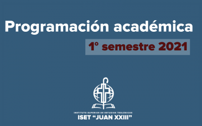Programación 1° semestre 2021