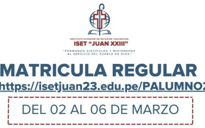 Matricula Regular 2026-1