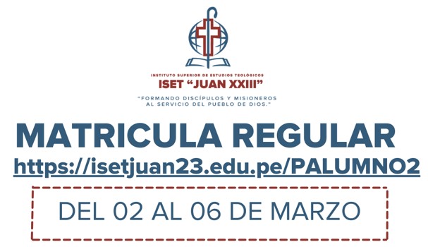 Matricula Regular 2026-1