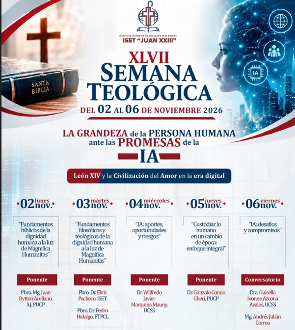 XLVII Semana Teológica: «La grandeza de la persona humana ante las promesas de la IA»